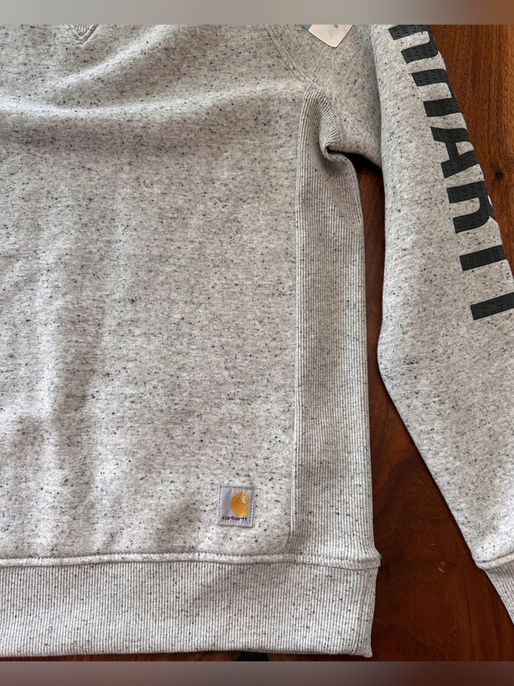 Carhartt Relaxed Fit Midweight Crewneck Block Logo Sleeve Graphic Sweatshirt NWT - Picture 6 of 10